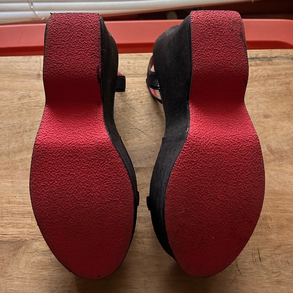 Rocket Dog chunky wedge platform heels, size 9, excellent condition - Picture 13 of 13